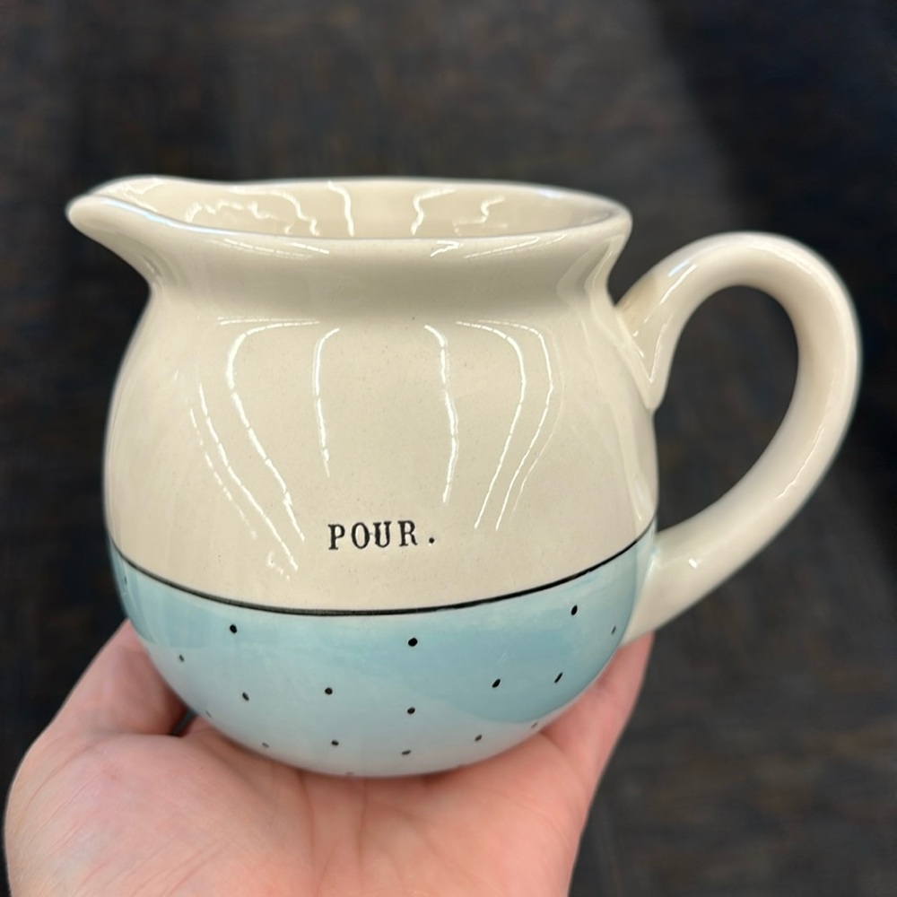 Rae Dunn Pour Ceramic Creamer Pitcher